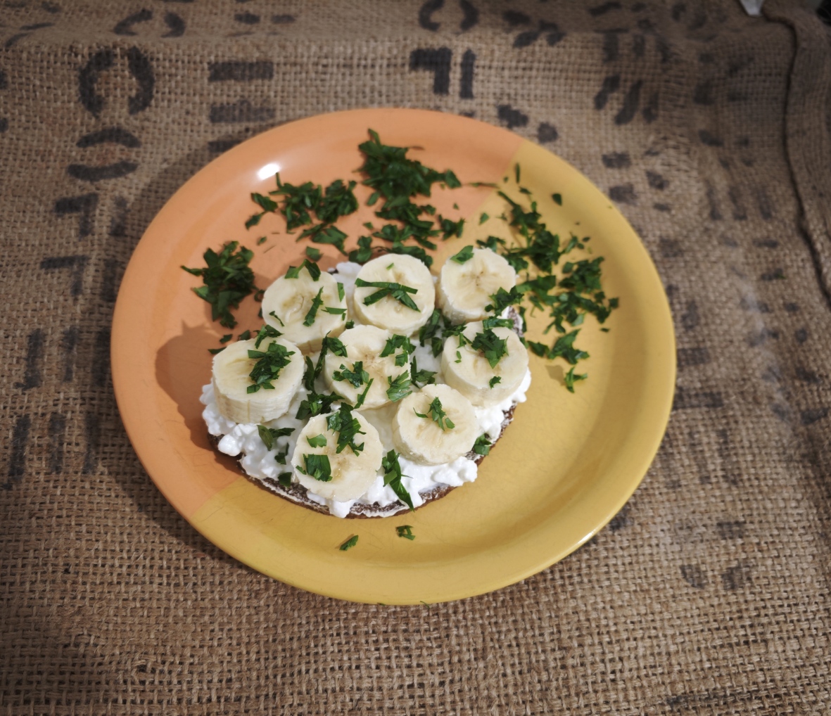 Powerbrot mit Banane