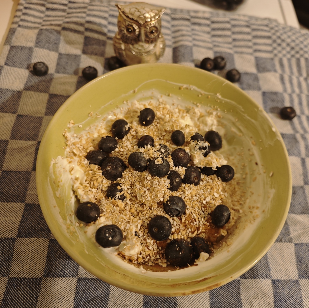 Blauer-weißer Tagesstart